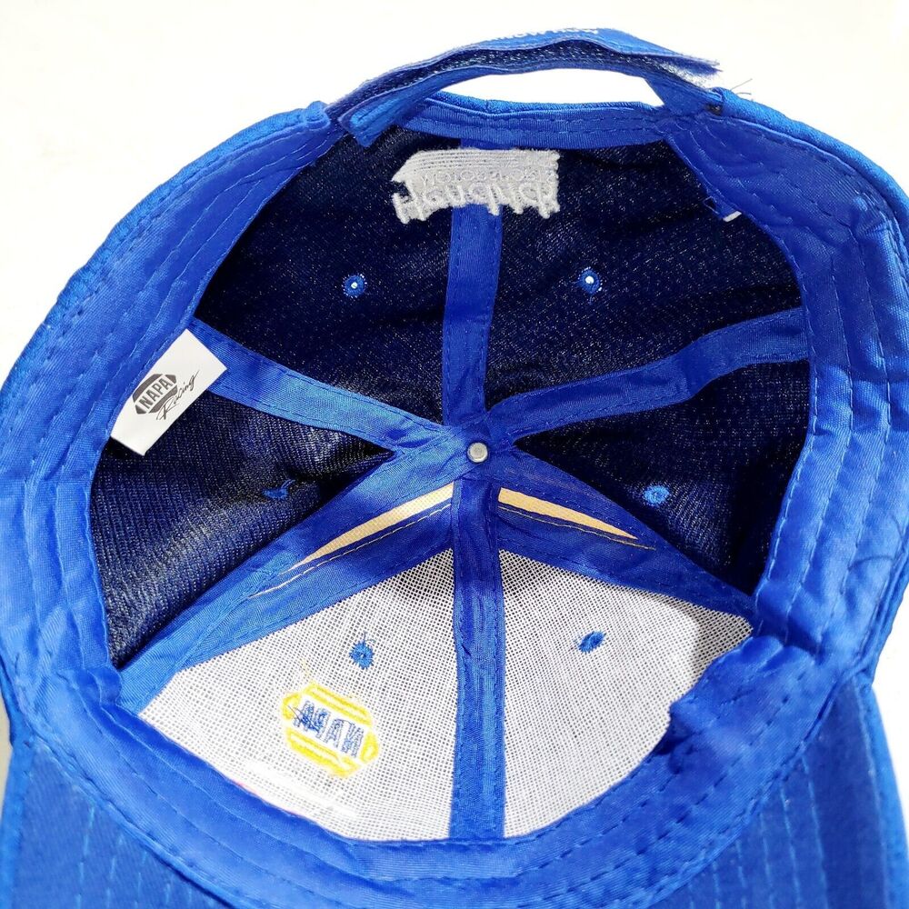 NAPA Racing Chase Elliott #24 Hendrick Motorsports Nascar Blue Strapback Cap Hat - Picture 9 of 12